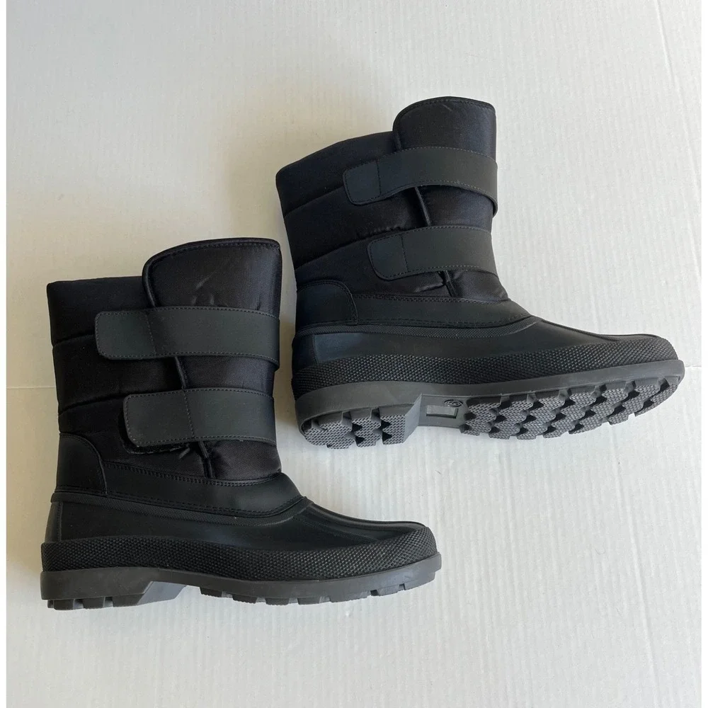 Jousen Sz 9 Mens Snow Boots Waterproof Insulated Warm Fur Lined Outdoor Winter